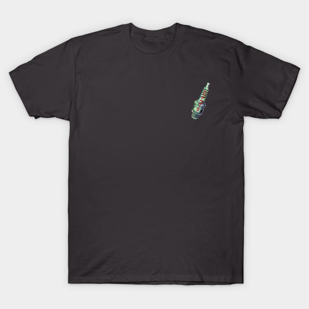 JDM Spark Plugs T-Shirt by Hey Imanes